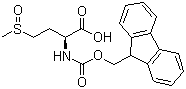 结构式 CAS# 76265-70-8, N-芴甲氧羰基-L-蛋氨酸亚砜