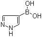 结构式 CAS# 763120-58-7, 1H-吡唑-4-硼酸