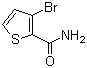 结构式 CAS# 76371-66-9, 3-溴噻吩-2-甲酰胺