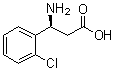 结构式 CAS# 763922-37-8, (S)-3-氨基-3-(2-氯苯基)丙酸