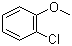structure of CAS# 766-51-8, 2-Chloroanisole;1-Chloro-2-methoxybenzene