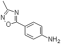 结构式 CAS# 76635-31-9, 4-(3-甲基-1,2,4-噁二唑-5-基)苯胺