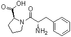 structure of CAS# 7669-65-0, L-Phenylalanyl-L-proline