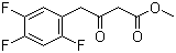 结构式 CAS# 769195-26-8, 3-氧代-4-(2,4,5-三氟苯基)丁酸甲酯