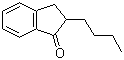 结构式 CAS# 76937-26-3, 2-丁基-1-茚满酮