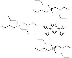 结构式 CAS# 76947-02-9, 三(四丁基铵)焦磷酸盐