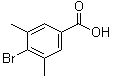 4-Bromo-3,5-dimethylbenzoic acid molecular structure (CAS 7697-32-7)