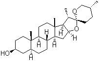 结构式 CAS# 77-60-1, 剑麻皂苷元; 剑麻皂甙元; 剑麻皂素