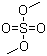 structure of CAS# 77-78-1, Dimethyl sulfate;Methyl sulfate