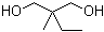 2-乙基-2-甲基-1,3-丙二醇分子结构 (CAS 77-84-9)