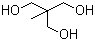 structure of CAS# 77-85-0, 1,1,1-Tris(hydroxymethyl)ethane;1,1,1-Trimethanolethane; 2-(Hydroxymethyl)-2-methyl-1,3-propanediol; Trimethylolethane