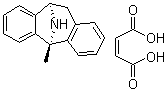structure of CAS# 77086-22-7, Dizocilpine maleate;(5S)-10,11-Dihydro-5-methyl-5H-dibenzo[a,d]cyclohepten-5,10-imine (Z)-2-butenedioate