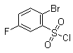 结构式 CAS# 771-67-5, 2-溴-5-氟苯磺酰氯
