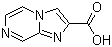Imidazo[1,2-a]pyrazine-2-carboxylic acid molecular structure (CAS 77112-53-9)
