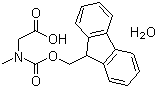 structure of CAS# 77128-70-2, Fmoc-sarcosine monohydrate