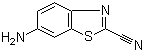 structure of CAS# 7724-12-1, 6-Amino-2-benzothiazolecarbonitrile;2-Cyano-6-aminobenzothiazole