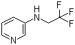 structure of CAS# 77262-40-9, N-(2,2,2-Trifluoroethyl)pyridin-3-amine