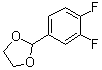 结构式 CAS# 773101-62-5, 2-(3,4-二氟苯基)-1,3-二氧杂环戊烷