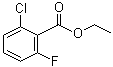 结构式 CAS# 773134-56-8, 2-氯-6-氟苯甲酸乙酯