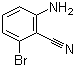 结构式 CAS# 77326-62-6, 2-氨基-6-溴苯腈