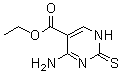structure of CAS# 774-07-2, 4-Amino-1,2-dihydro-2-thioxo-5-pyrimidinecarboxylic acid ethyl ester;NSC 9308