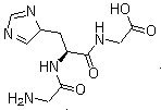 structure of CAS# 7758-33-0, Glycyl-L-histidylglycine;Glycylhistidylglycine; NSC 120776