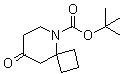 结构式 CAS# 778646-92-7, 8-氧代-5-氮杂螺[3.5]壬烷-5-羧酸叔丁酯