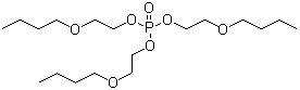 structure of CAS# 78-51-3, Tris(2-butoxyethyl) phosphate;Phosphoric acid tris(2-butoxyethyl)ester; TBEP