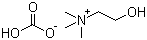 structure of CAS# 78-73-9, Choline bicarbonate;(2-Hydroxyethyl)trimethylammonium bicarbonate
