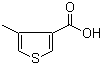 structure of CAS# 78071-30-4, 4-Methylthiophene-3-carboxylic acid