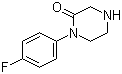 结构式 CAS# 780753-89-1, 1-(4-氟苯基)-2-哌嗪酮
