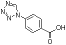 structure of CAS# 78190-05-3, 4-(1H-Tetraazol-1-yl)benzoic acid