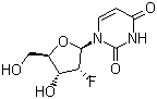 结构式 CAS# 784-71-4, 2'-氟-2'-脱氧尿苷; 2'-脱氧-2'-氟尿苷; 2'-氟脱氧尿苷