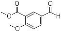 结构式 CAS# 78515-16-9, 5-甲酰基-2-甲氧基苯甲酸甲酯