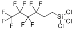 structure of CAS# 78560-47-1, Nonafluorohexyltrichlorosilane;3,3,4,4,5,5,6,6,6-Nonafluorohexyltrichlorosilane