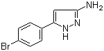 结构式 CAS# 78583-82-1, 3-氨基-5-(4-溴苯基)-1H-吡唑