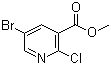 结构式 CAS# 78686-79-0, 5-溴-2-氯烟酸甲酯