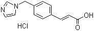 structure of CAS# 78712-43-3, Ozagrel hydrochloride;(E)-3-(4-(1H-Imidazol-1-ylmethyl)phenyl)-2-propenoic acid hydrochloride
