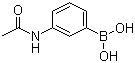 结构式 CAS# 78887-39-5, 3-乙酰胺基苯硼酸