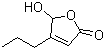 structure of CAS# 78920-10-2, 5-Hydroxy-4-propyl-2(5H)-furanone