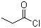 Propionyl chloride molecular structure (CAS 79-03-8)