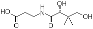 结构式 CAS# 79-83-4, D-泛酸; 维生素 B5; (R)-N-(2,4-二羟基-3,3-二甲基-1-氧代丁基)-beta-丙氨酸