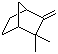 structure of CAS# 79-92-5, Camphene;2,2-Dimethyl-3-methylene-bicyclo[2.2.1]heptane; 2,2-Dimethyl-3-methylene norbornane; 3,3-Dimethyl-2-methylene-norcamphane