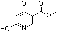 结构式 CAS# 79398-27-9, 4,6-二羟基烟酸甲酯