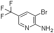 structure of CAS# 79456-30-7, 2-Amino-3-bromo-5-(trifluoromethyl)pyridine;3-Bromo-5-(trifluoromethyl)-2-pyridinylamine