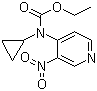结构式 CAS# 797032-05-4, 3-硝基吡啶-N-环丙基-4-氨基甲酸乙酯