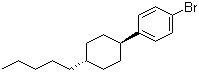 structure of CAS# 79832-89-6, 1-Bromo-4-(trans-4-pentylcyclohexyl)benzene