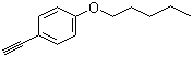 结构式 CAS# 79887-16-4, 4-乙炔基苯戊醚; (4-戊氧基苯基)乙炔