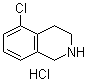 结构式 CAS# 799274-05-8, 5-氯-1,2,3,4-四氢异喹啉盐酸盐