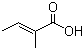 Tiglic acid molecular structure (CAS 80-59-1)